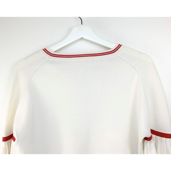 NWT Maje Monica sweater In White Size 3 (L) - Picture 9 of 13